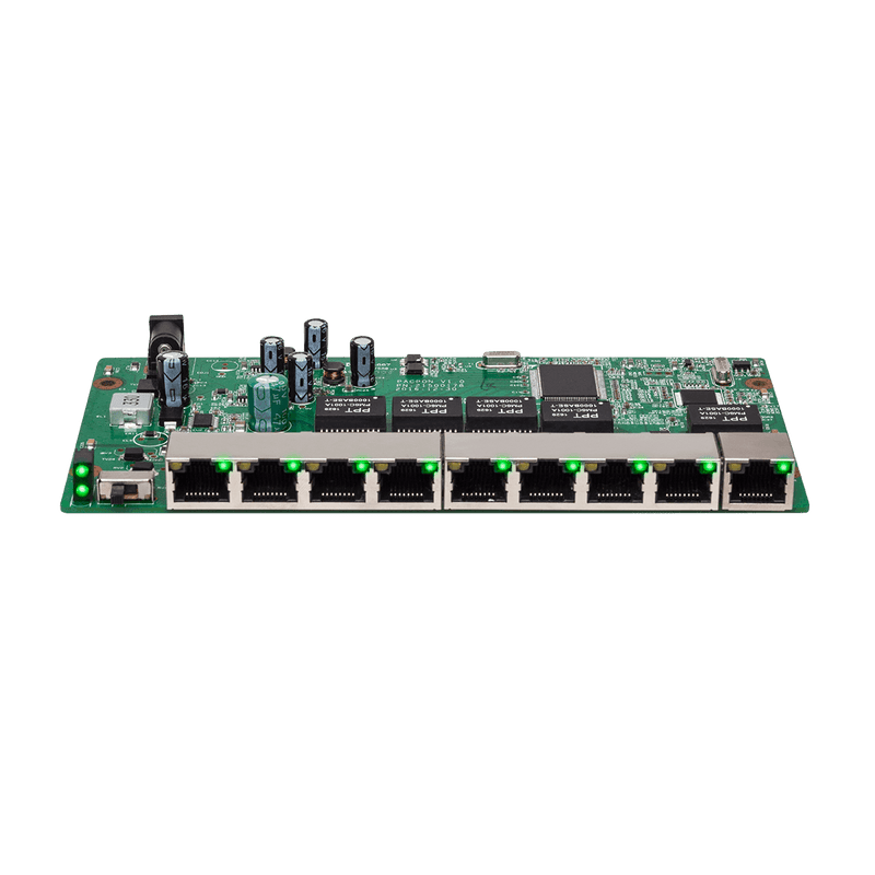 Switch PoE Reverso Intelbras 8 Portas Fast 1 Porta Gigabit SF 910 PAC