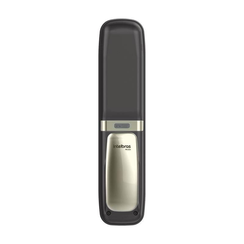 Fechadura Digital Push & Pull com Biometria FR 630 Preto Intelbras