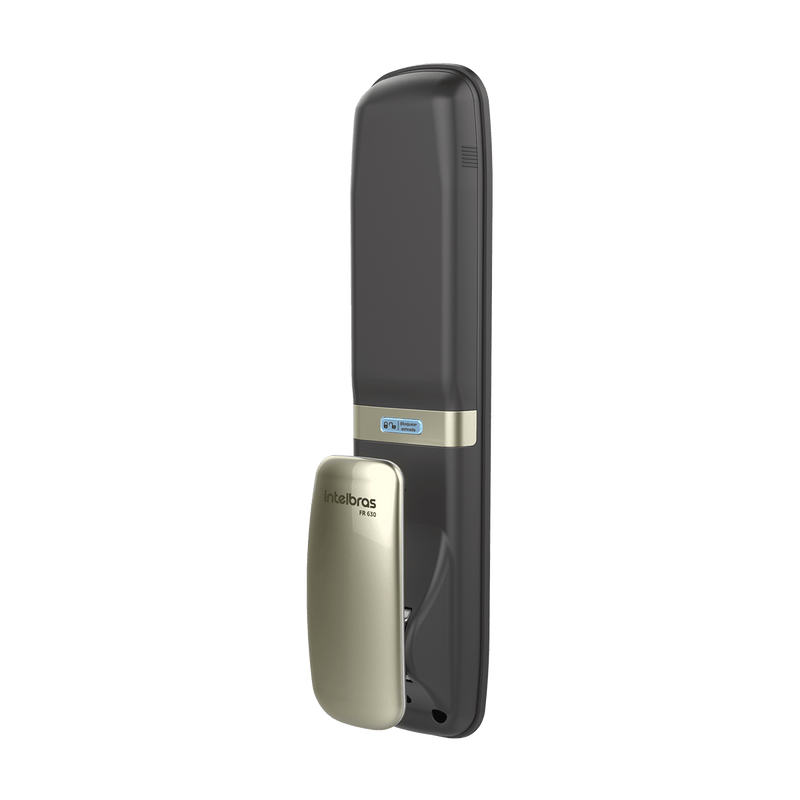 Fechadura Digital Push & Pull com Biometria FR 630 Preto Intelbras