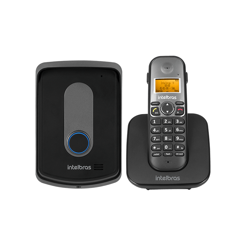 Telefone sem fio Intelbras com Ramal Externo TIS 5010