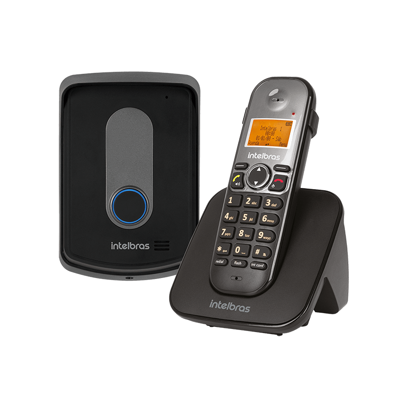 Telefone sem fio Intelbras com Ramal Externo TIS 5010