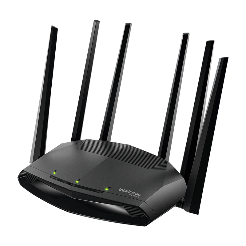 Roteador Wi-Fi 5 com Ampla Área de Cobertura W5-2100G Preto Intelbras