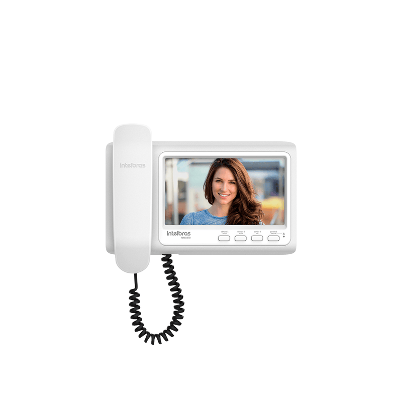 Módulo Interno para Videoporteiro IVR 1070 HS Branco Intelbras