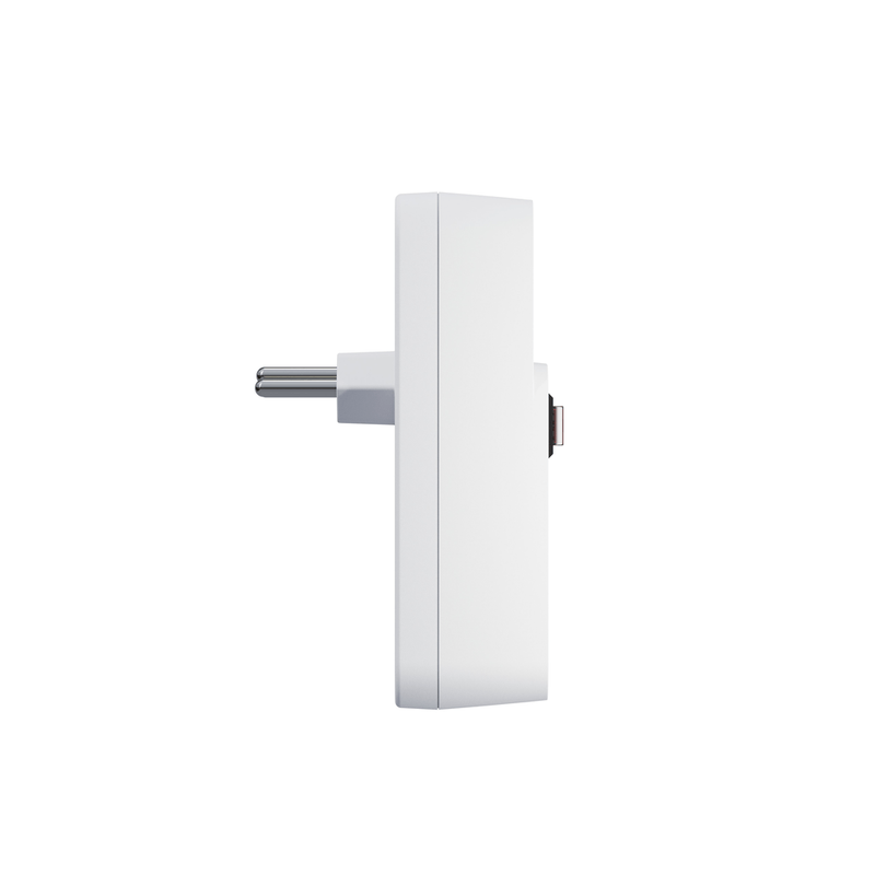 Adaptador Elétrico Branco 2 Tomadas 2 USB - EAC 202