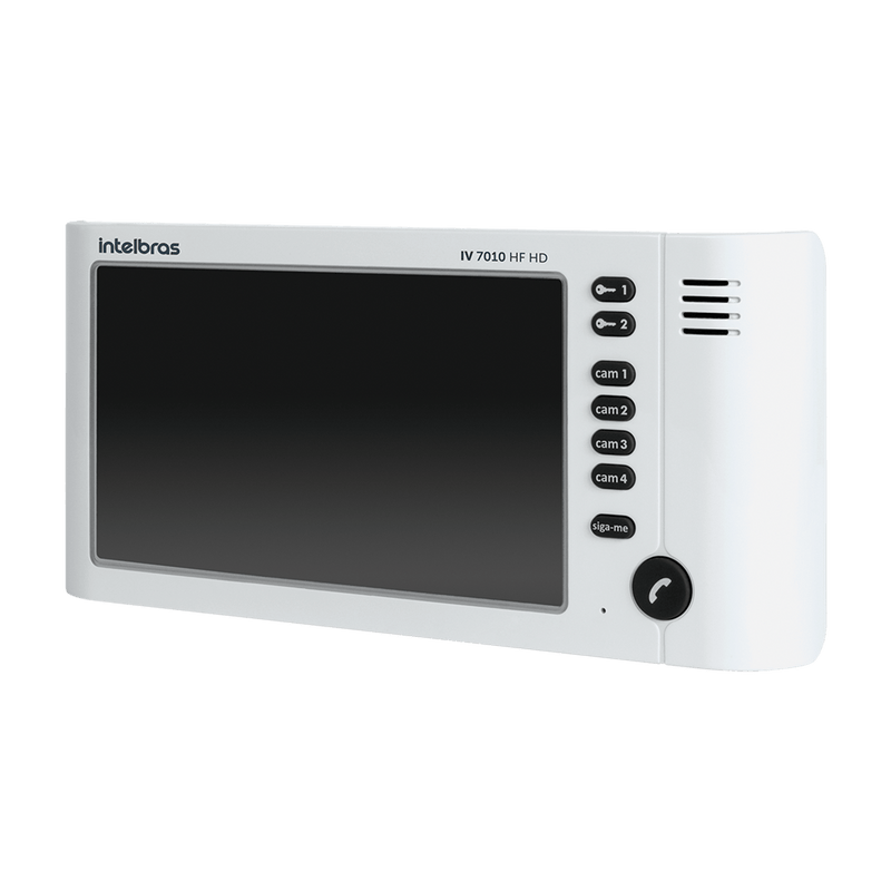 Módulo Interno Videoporteiro Intelbras IV 7010 HF HD BR Branco