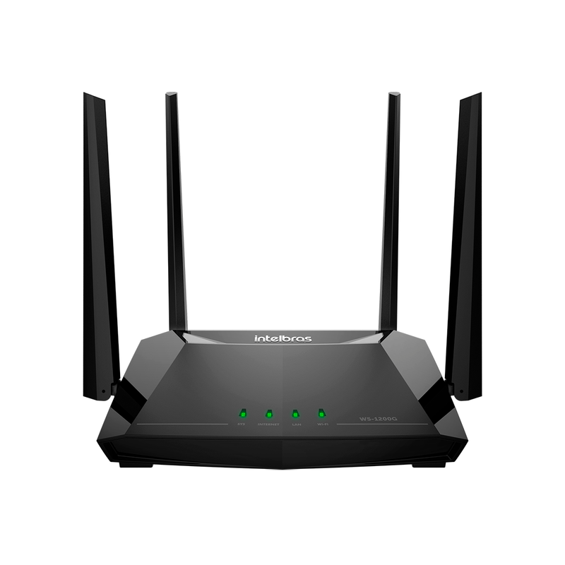 Roteador Wi-Fi 5 de Alto Desempenho W5-1200G Preto Intelbras