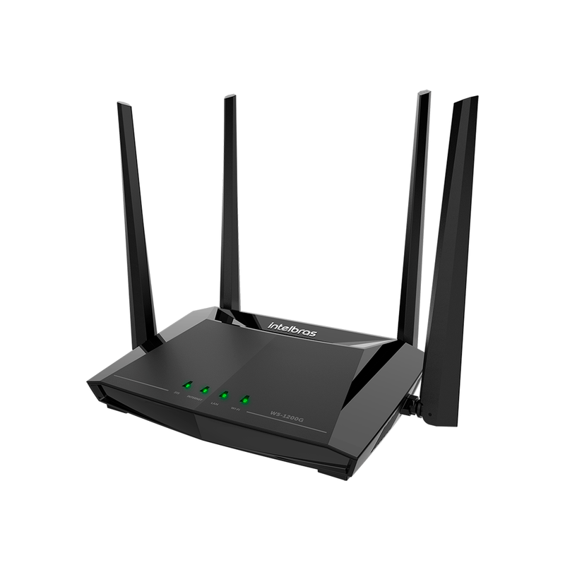 Roteador Wi-Fi 5 de Alto Desempenho W5-1200G Preto Intelbras