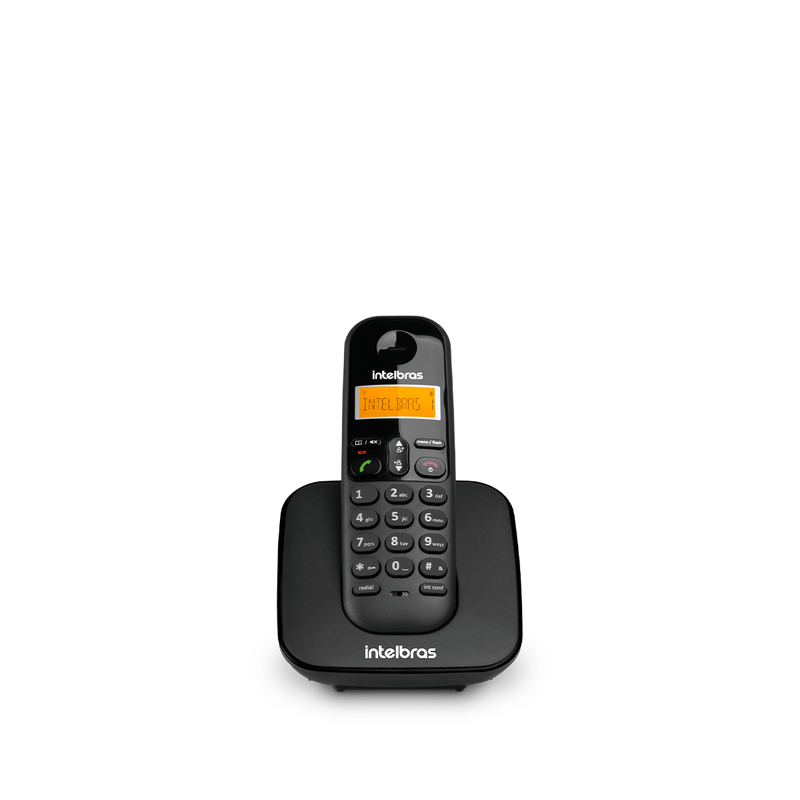 Combo Telefone sem Fio + Dois Ramais Adicionais Intelbras TS 3113 Preto