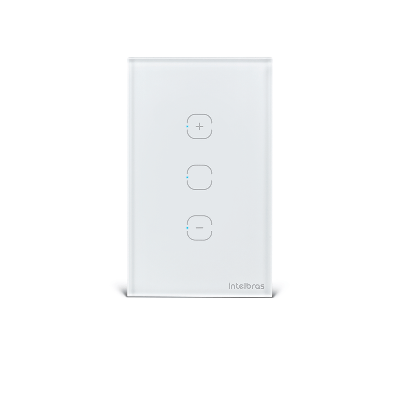 Interruptor Dimmer Smart Wi-Fi Touch Intelbras EWS 1101 Branco