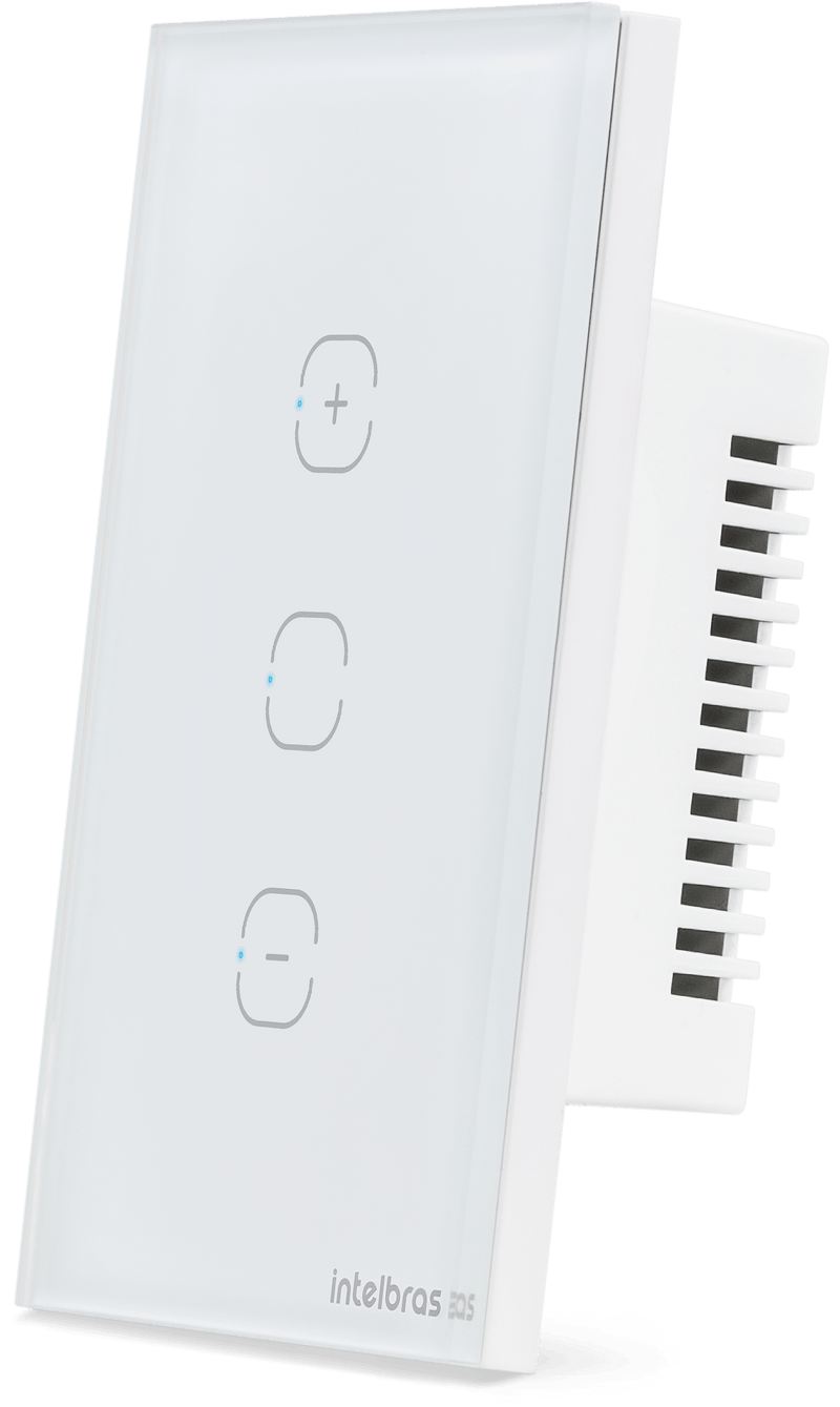 Interruptor Dimmer Smart Wi-Fi Touch Intelbras EWS 1101 Branco