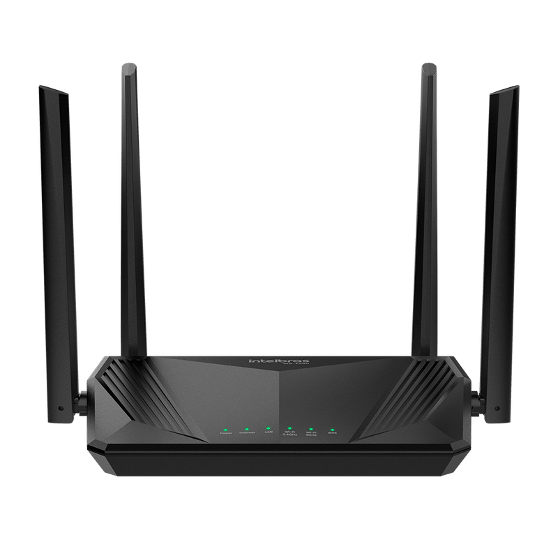 Roteador Wi-Fi 6 Dual Band W6-1500 Preto Intelbras