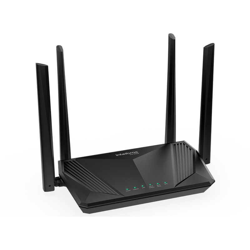 Roteador Wi-Fi 6 Dual Band W6-1500 Preto Intelbras