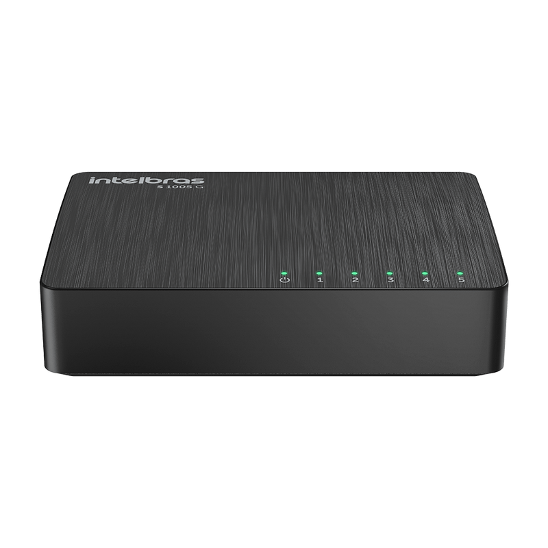 Switch Não Gerenciavel 5 Portas SKD-S1005G Preto Intelbras