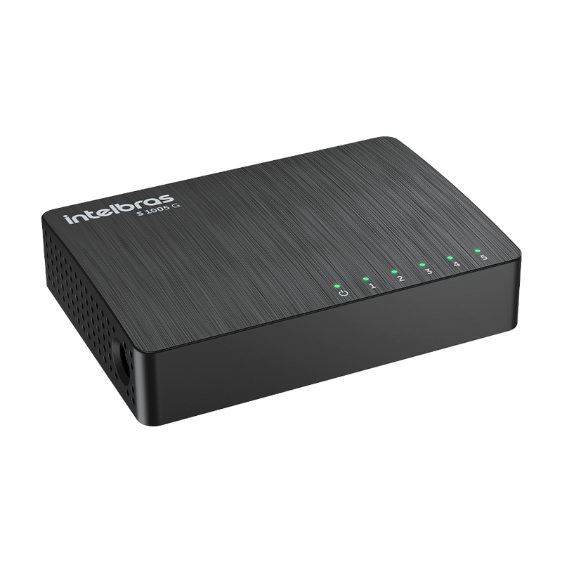 Switch Não Gerenciavel 5 Portas SKD-S1005G Preto Intelbras