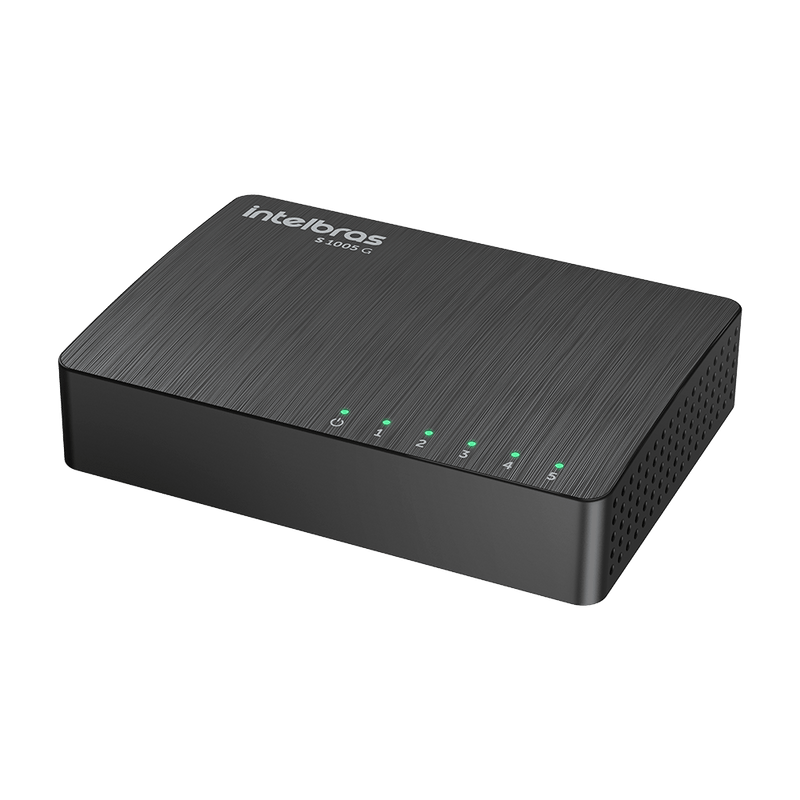 Switch Não Gerenciavel 5 Portas SKD-S1005G Preto Intelbras