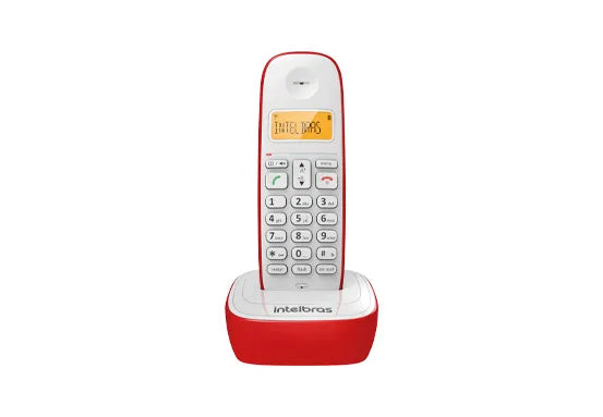 Telefone Digital Sem Fio TS 7510 Vermelho Intelbras