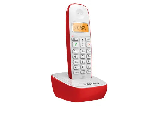 Telefone Digital Sem Fio TS 7510 Vermelho Intelbras