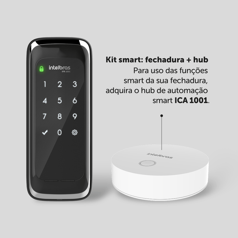 Fechadura Smart de Sobrepor Intelbras IFR 1001