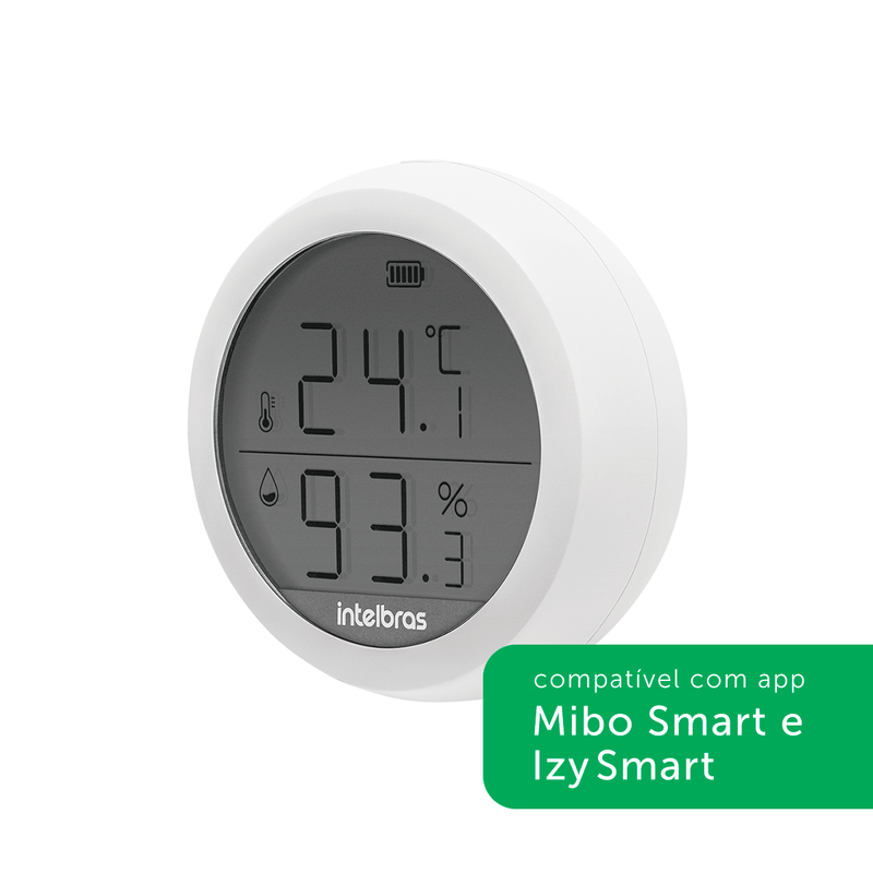 Sensor de Temperatura e Umidade Smart Intelbras IST 1001