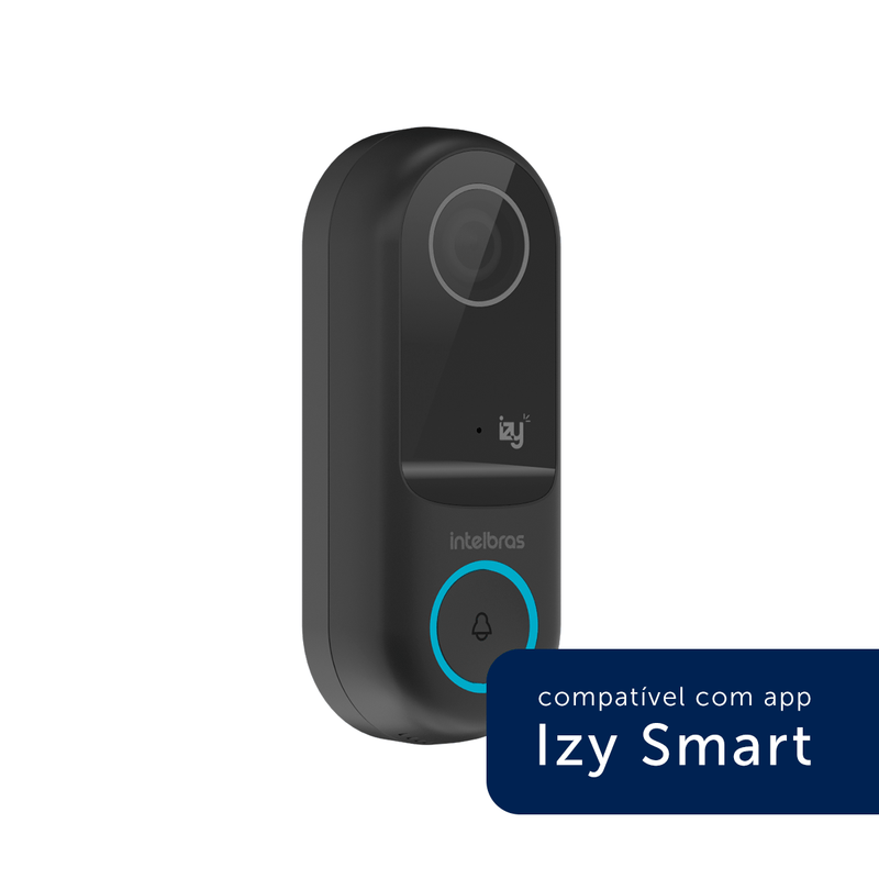 Vídeoporteiro Inteligente Izy Smart IVW 3000 Preto Intelbras