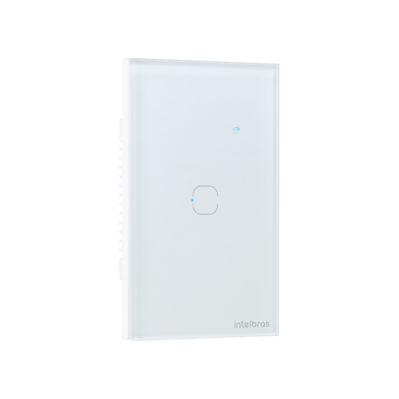 Interruptor Touch Inteligente Zigbee 1 Tecla EZS 1001 Branco Intelbras