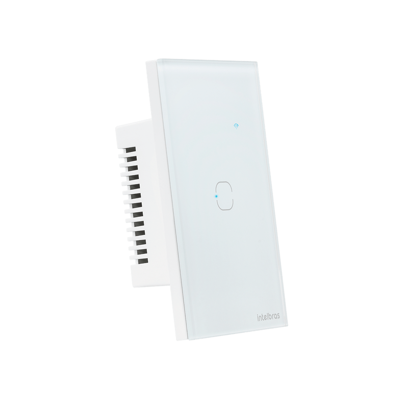 Interruptor Touch Inteligente Zigbee 1 Tecla EZS 1001 Branco Intelbras