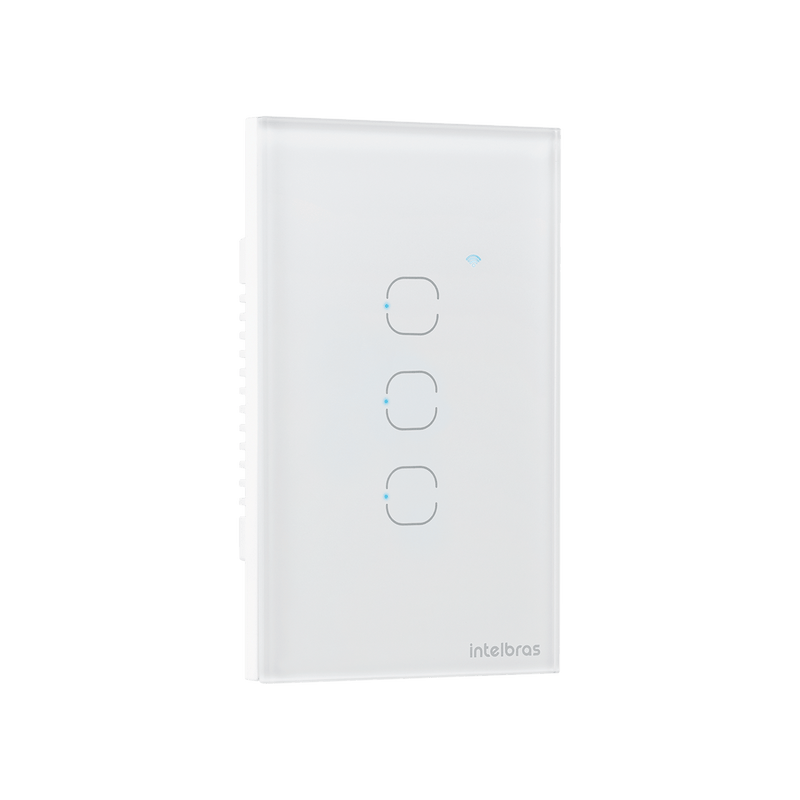 Interruptor Touch Inteligente Zigbee 3 Teclas EZS 1003 Branco Intelbras