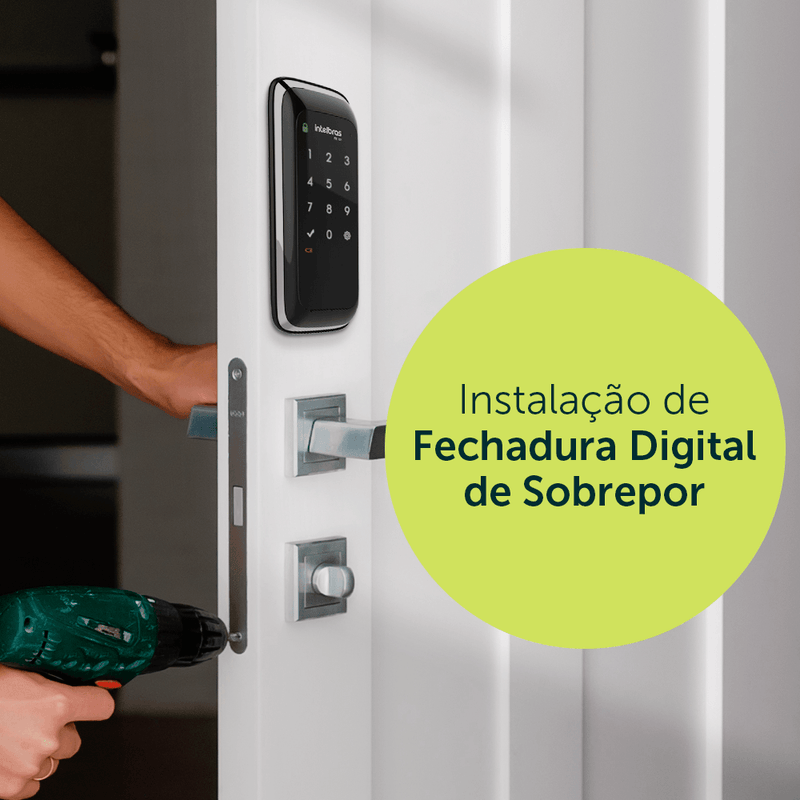 Kit Fechadura FD 1000, Videoporteiro IVR 4 e Instalação