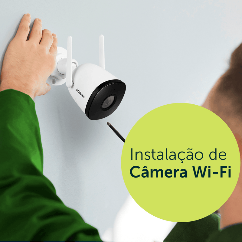 Kit Fechadura Digital FD 1000 + Câmera Wi-fi IM5 SC e Instalação